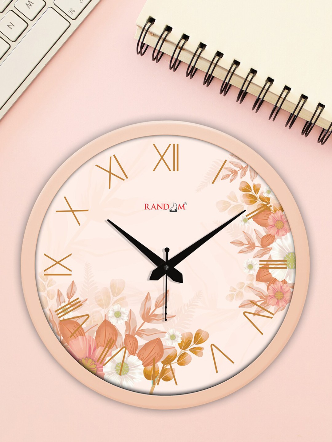 

RANDOM Cream-Coloured Contemporary Wall Clock