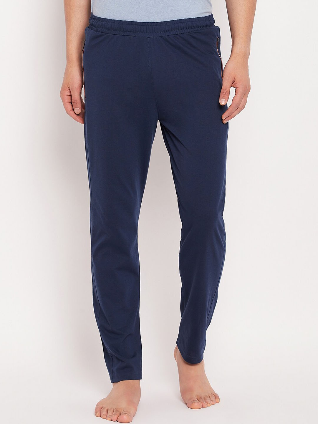 

Okane Men Mid-Rise Lounge Pants, Navy blue