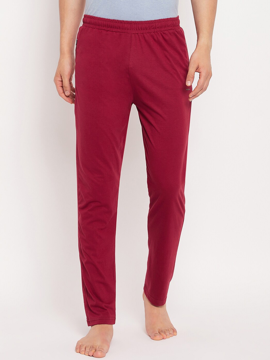 

Okane Men Mid-Rise Lounge Pants, Red