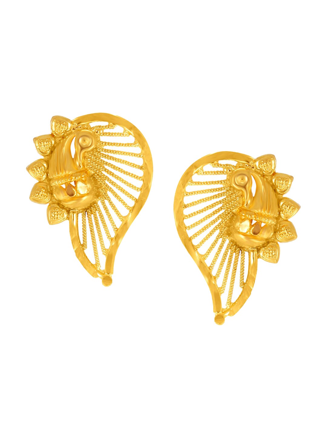 

SENCO Aureate 22KT Gold Stud Earrings-1.7gm