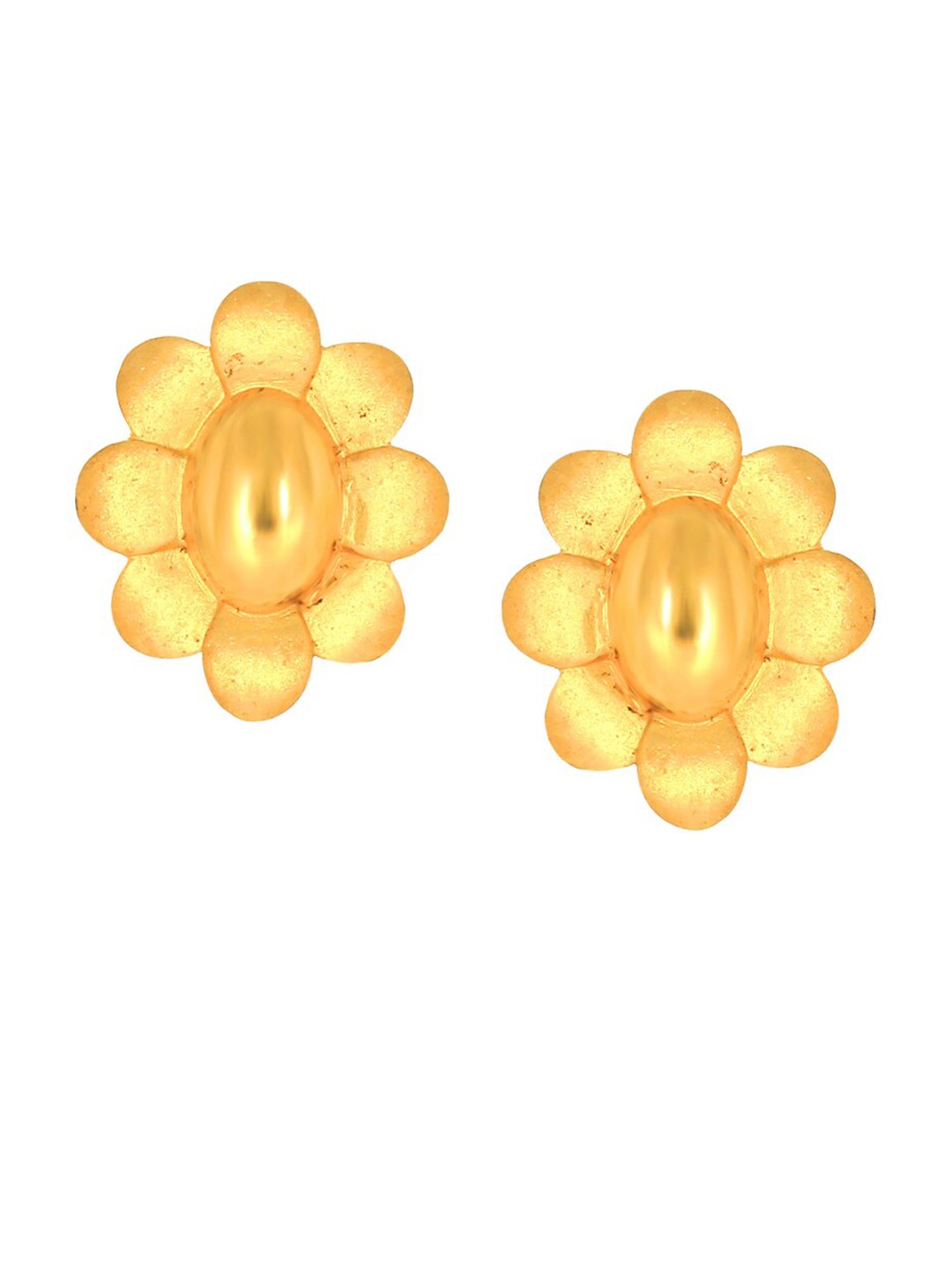 

SENCO Twin Flower 22KT Gold Stud Earrings-2.0gm