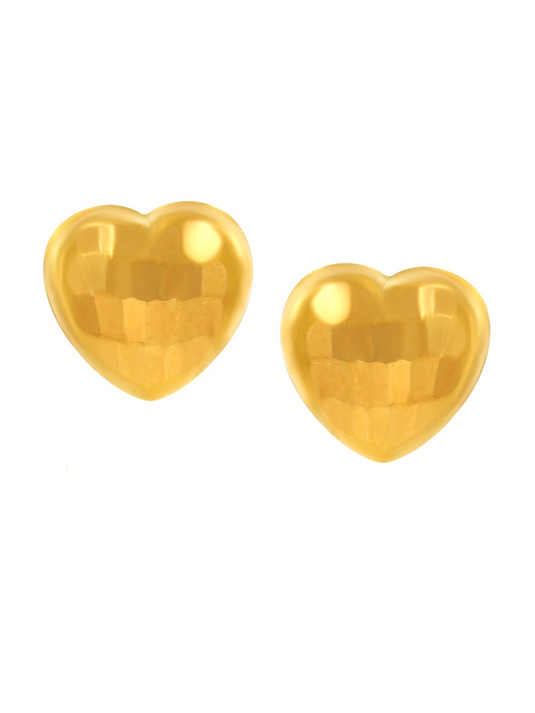 

SENCO Radiating Love 22KT Gold Stud Earrings-0.9gm
