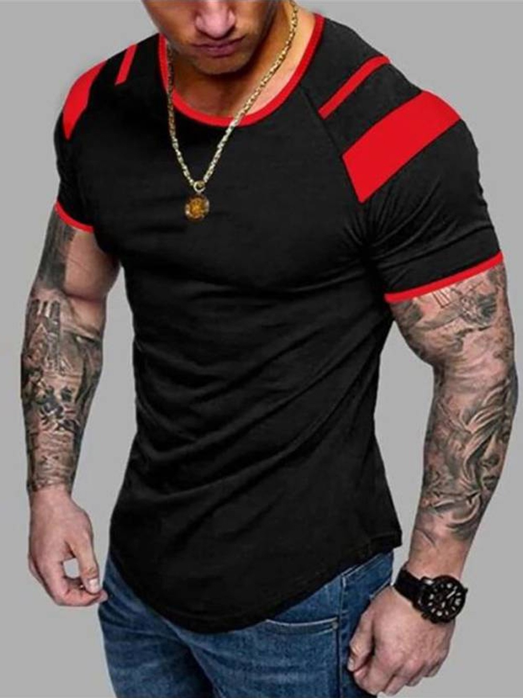 

Try This Cotton Slim Fit T-shirt, Black