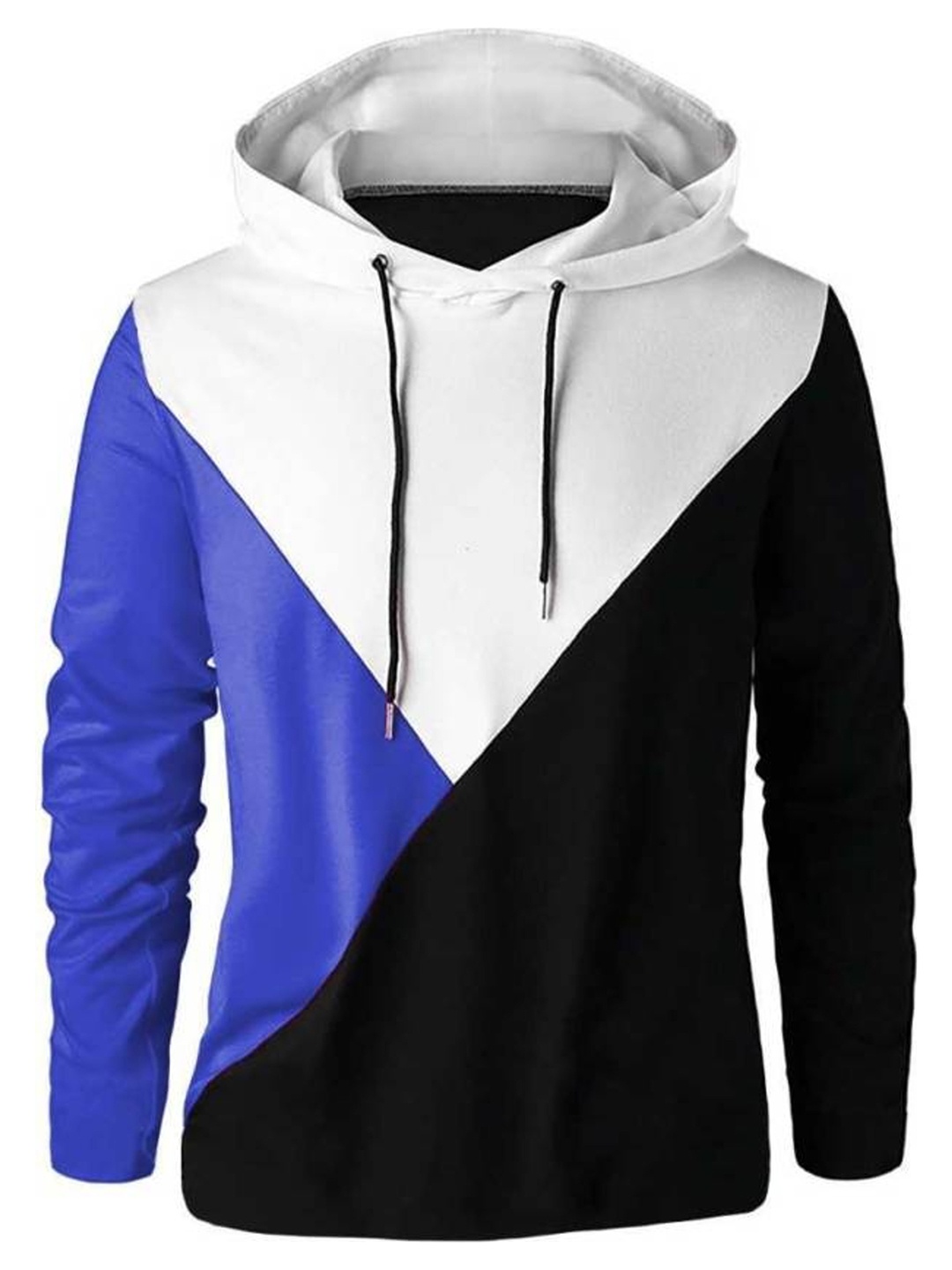 

Try This Colourbocked Hooded Cotton T-shirt, White