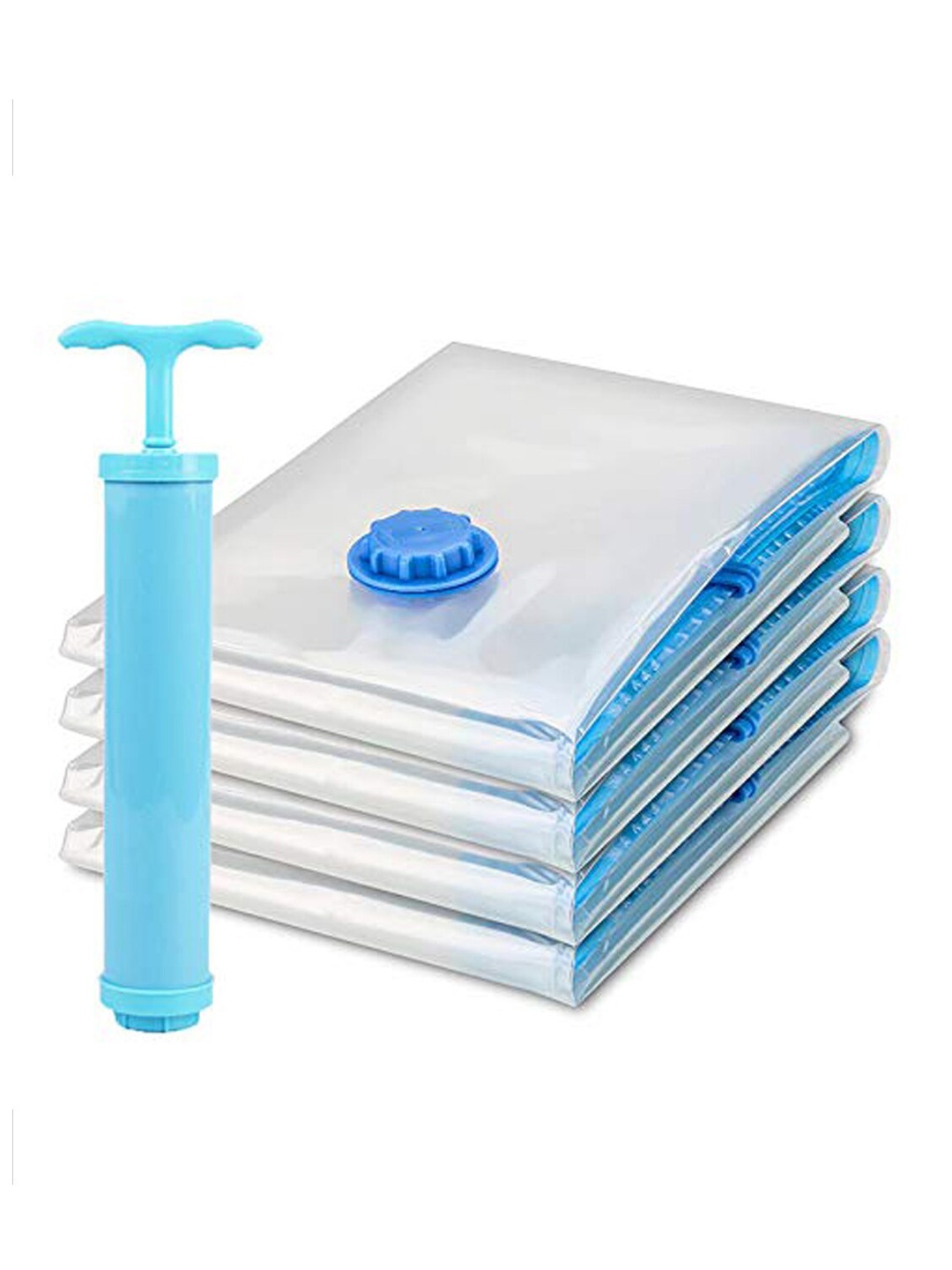 

YouBella 4-Pieces White Vacuum Bags With Manual Air Pump