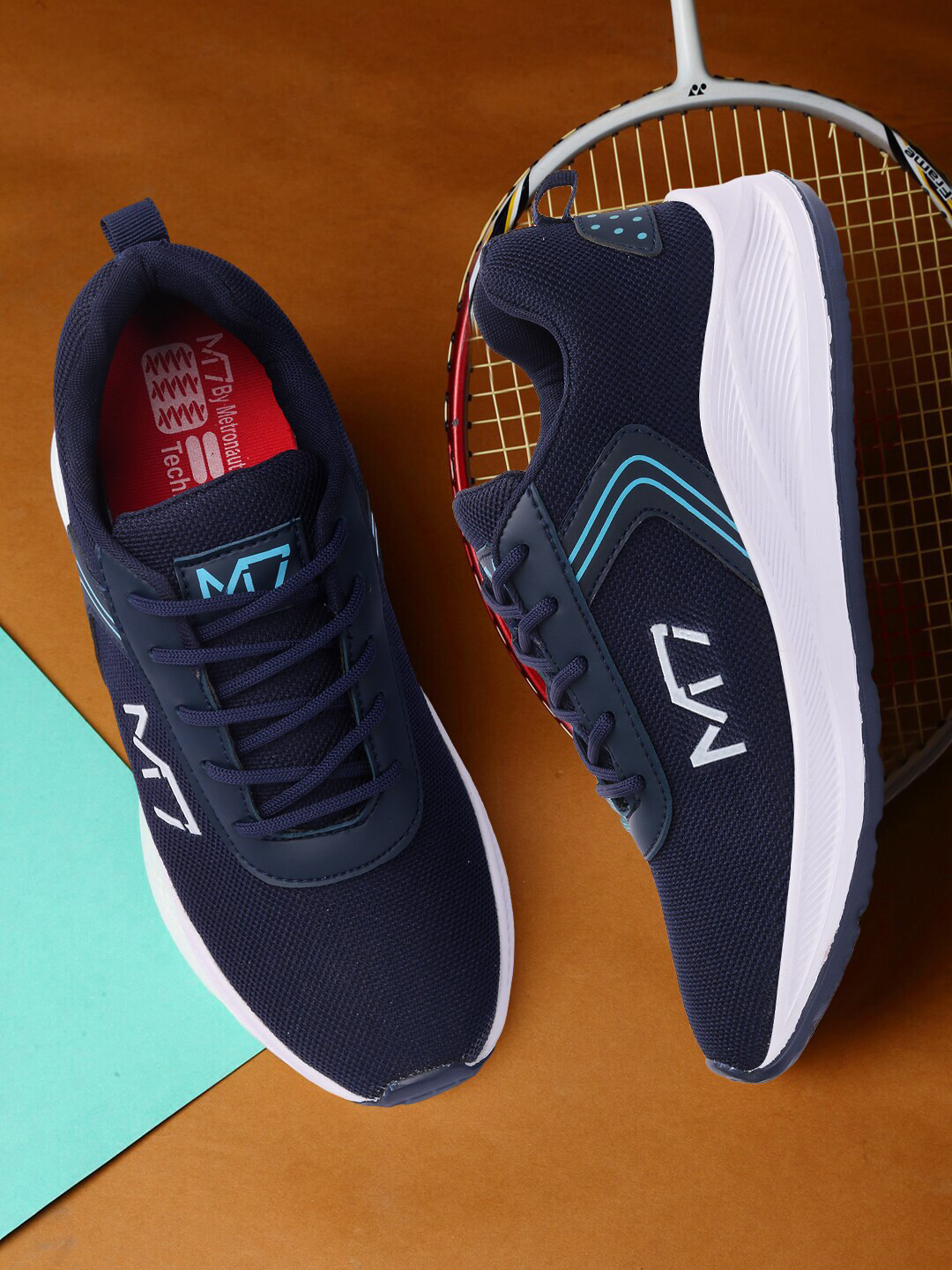 

M7 by Metronaut Men Mesh Running Sports Shoes, Navy blue