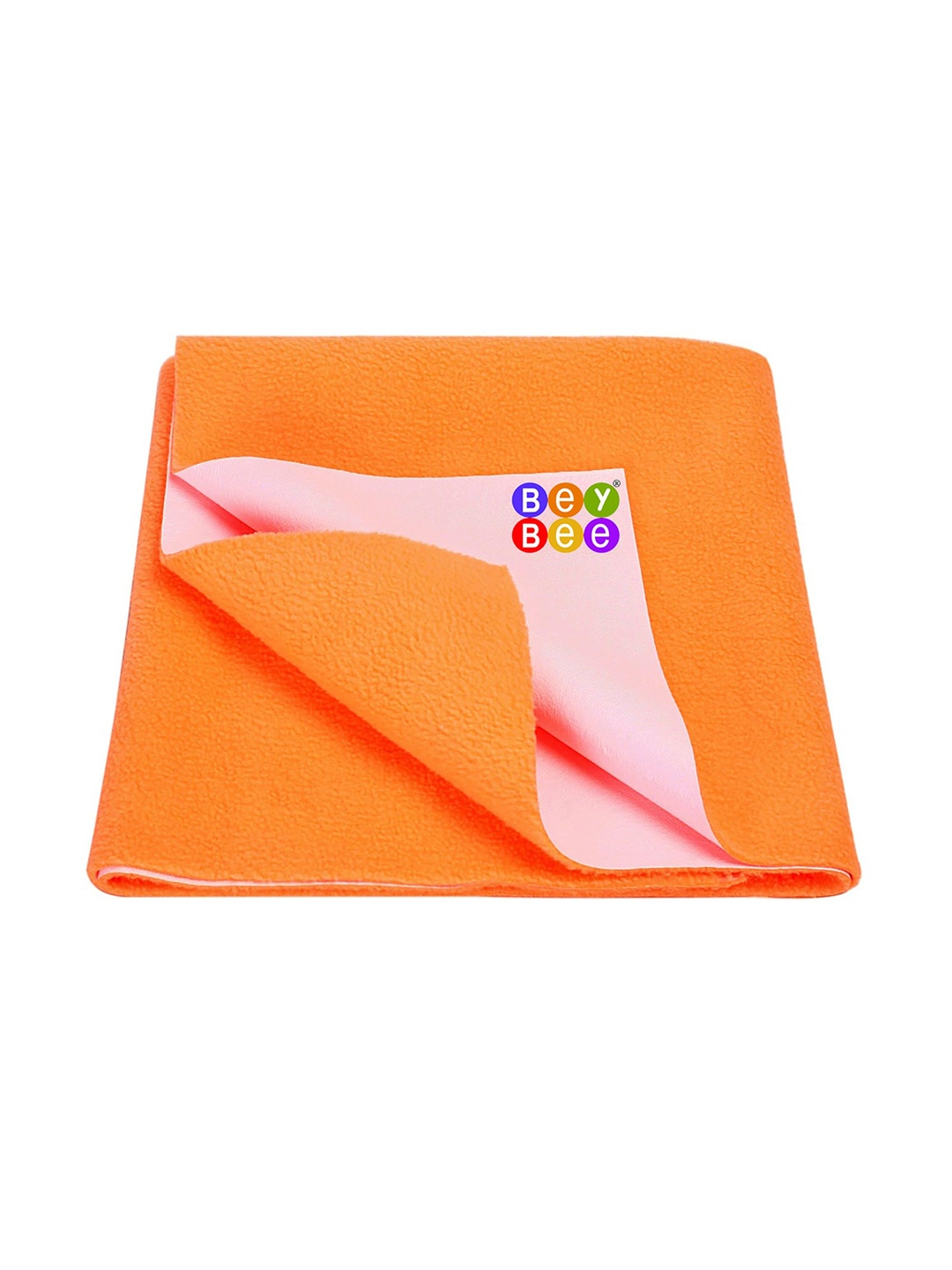 

BeyBee Kids Pink & Orange-Coloured Cotton Mattress Protector