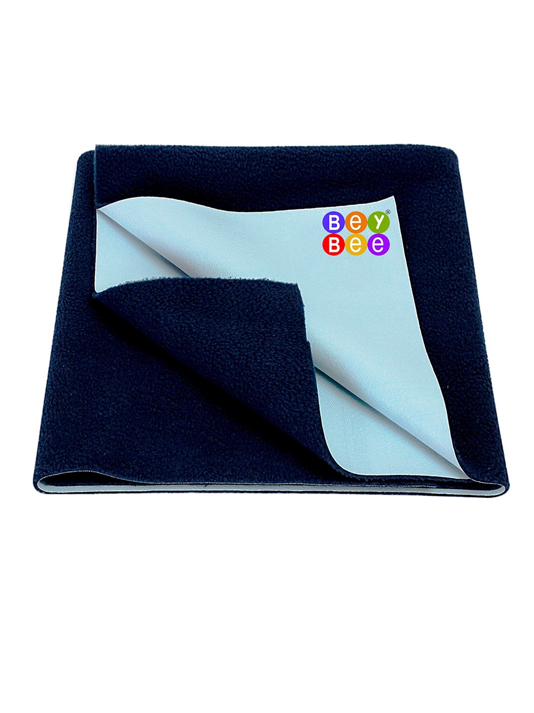 

BeyBee Kids Navy-Blue Cotton Mattress Protector