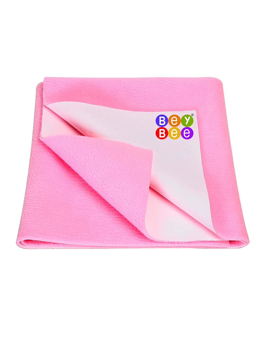 

BeyBee Kids Pink Cotton Mattress Protector