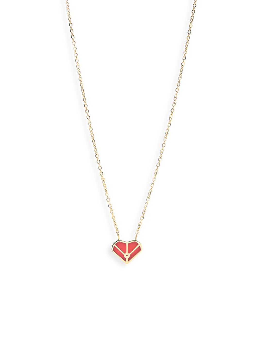 

PALMONAS Gold-Toned & Pink Gold-Plated Necklace