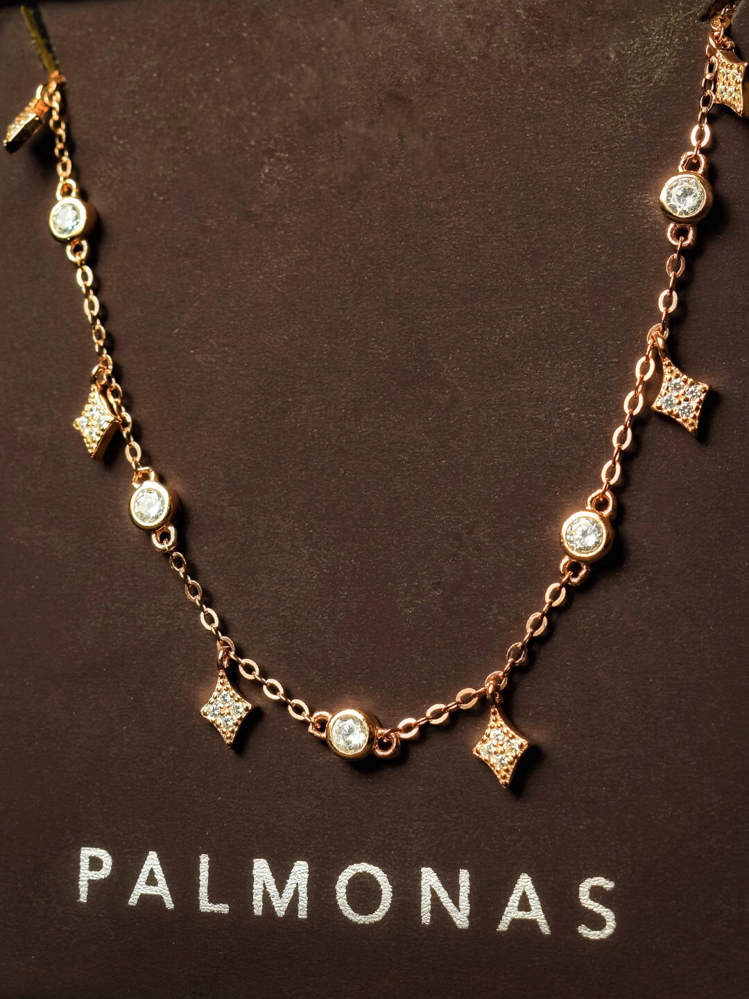 

PALMONAS Sterling Silver 18 KT Gold-Plated Necklace