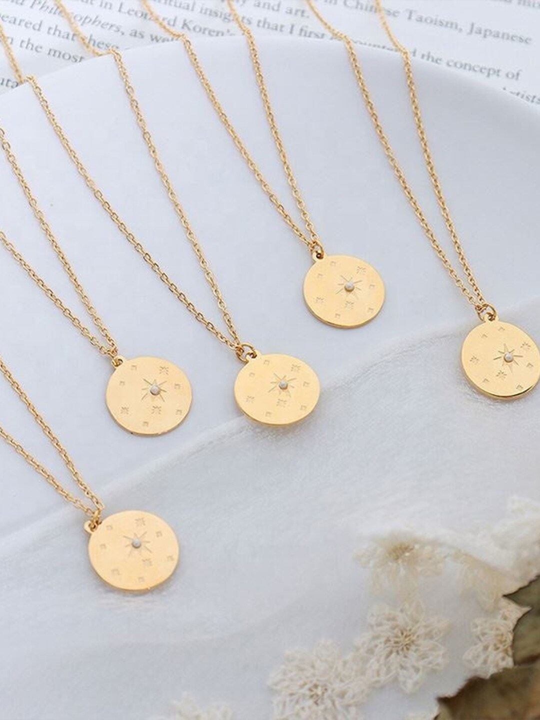

PALMONAS Gold-Toned Gold-Plated Necklace