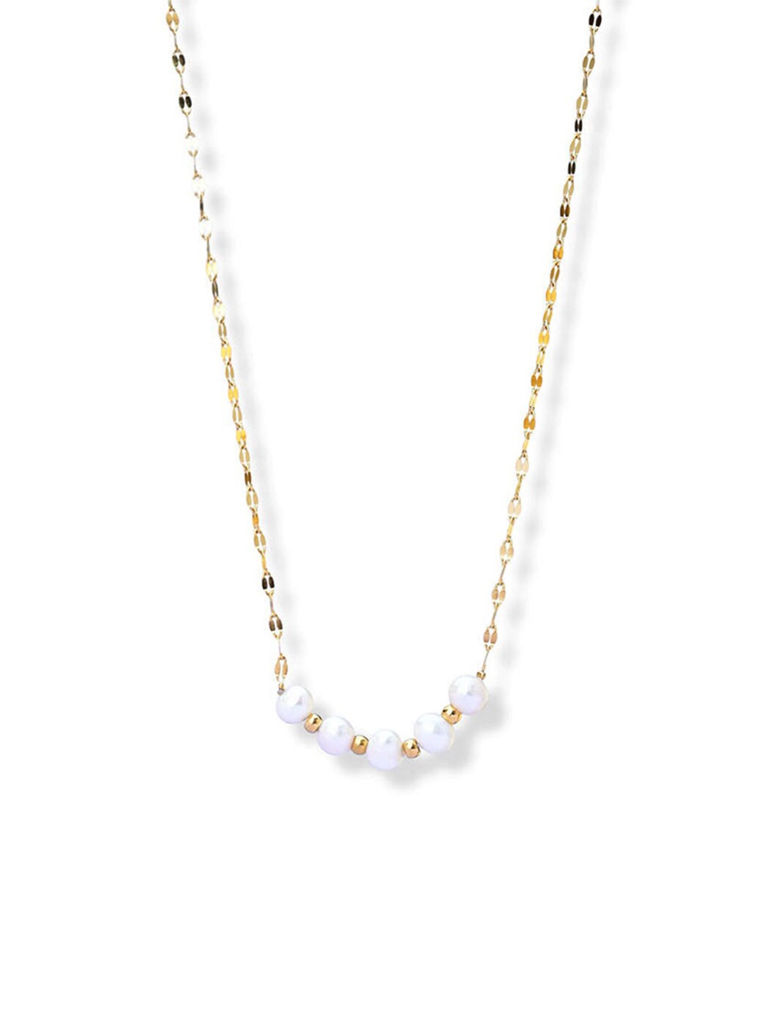 

PALMONAS 18k Gold-Plated Pearl Necklace