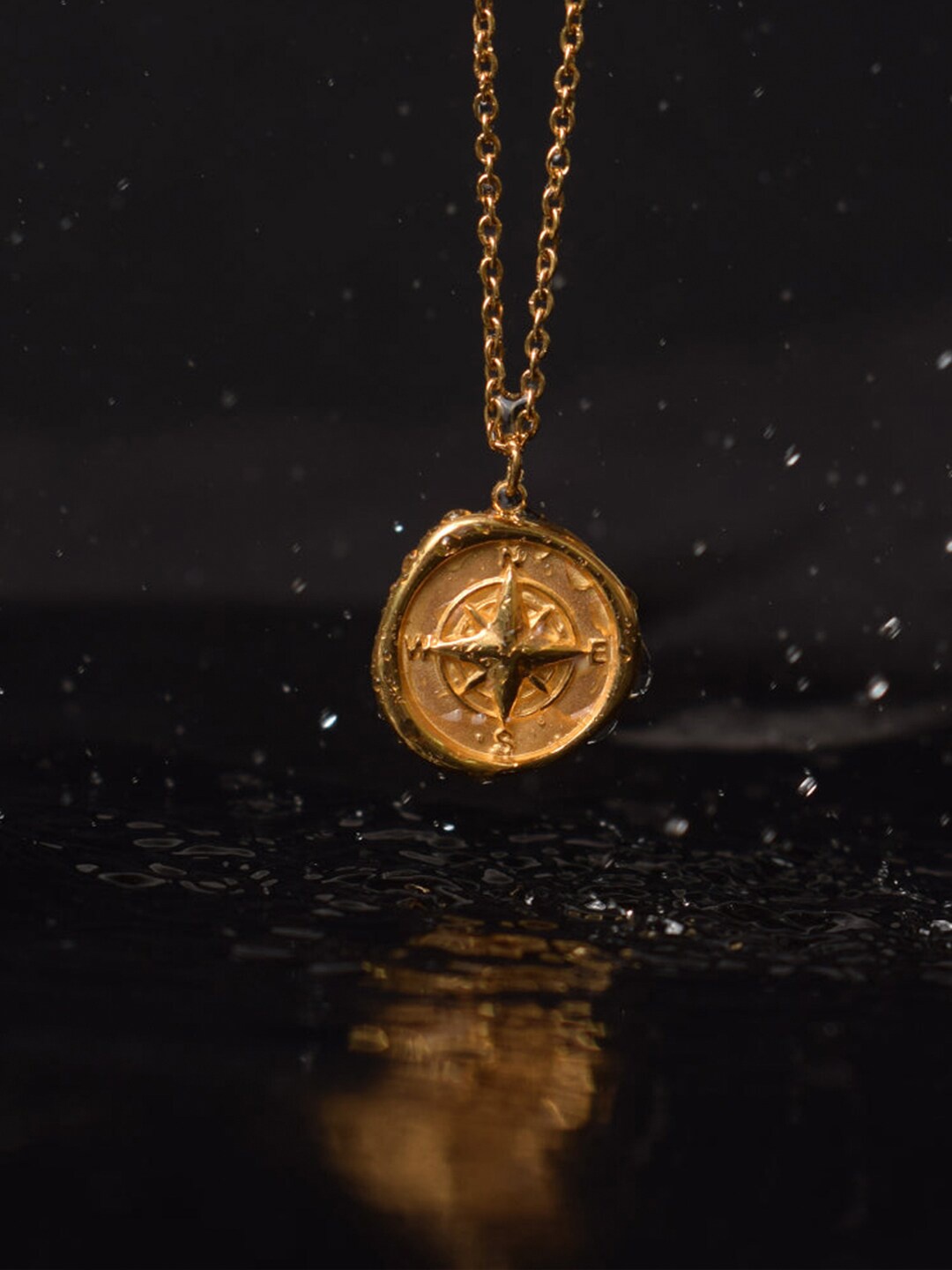 

PALMONAS 18 KT Gold-Plated North Star Necklace
