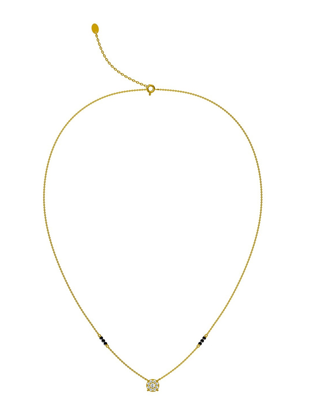 

PALMONAS 18KT Gold-PlatedDiamond Mangalsutra