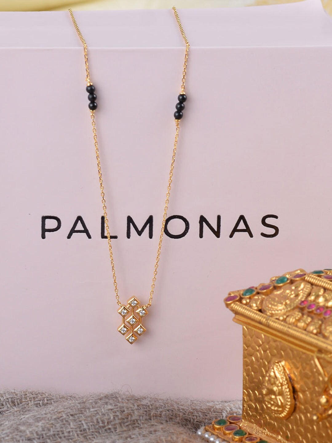 

PALMONAS 18KT Gold-Plated Mangalsutra