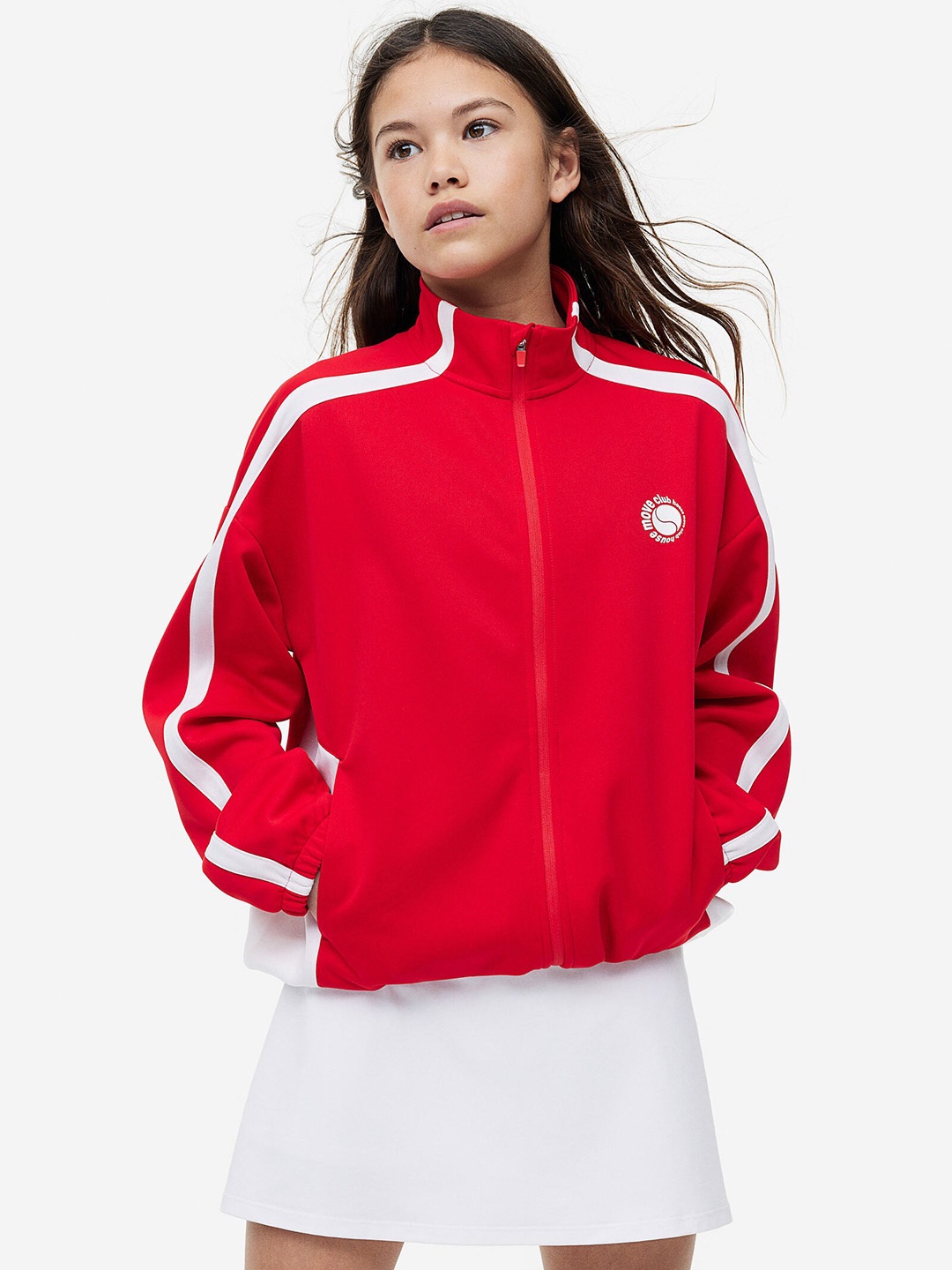 

H&M Girls DryMove Tennis Skirt, White