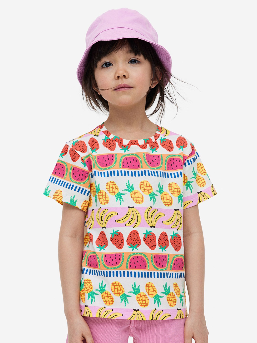 

H&M Girls Printed T-shirt, Multi