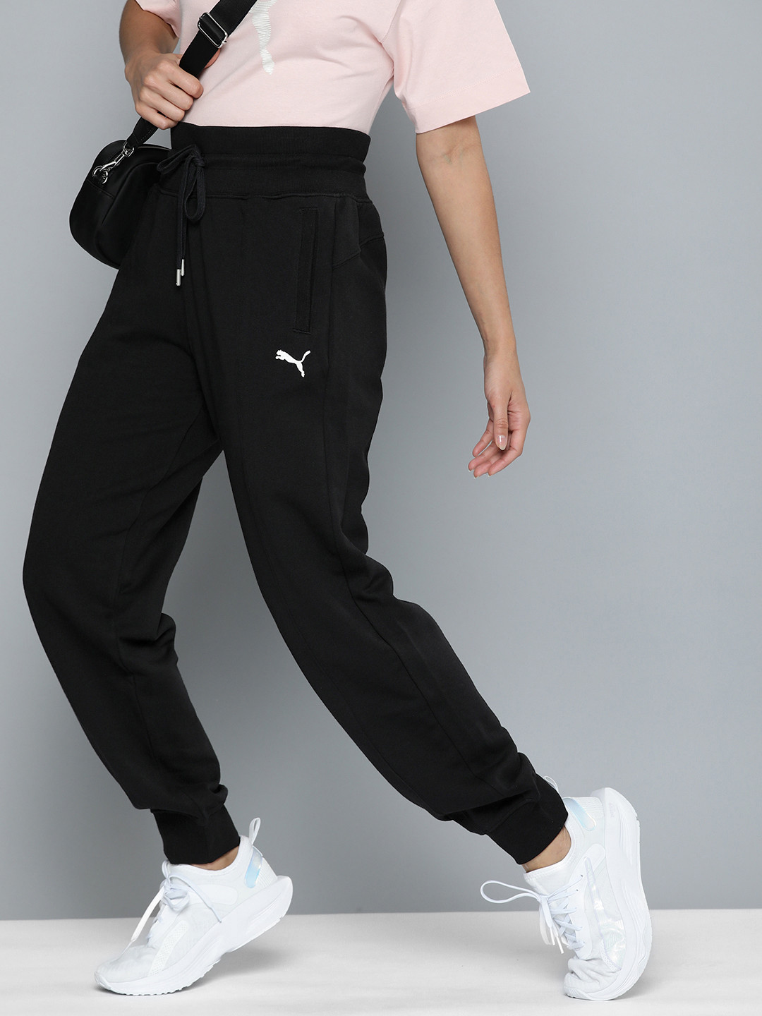 

Puma Women HER High-Waist Sustainable Joggers, Black