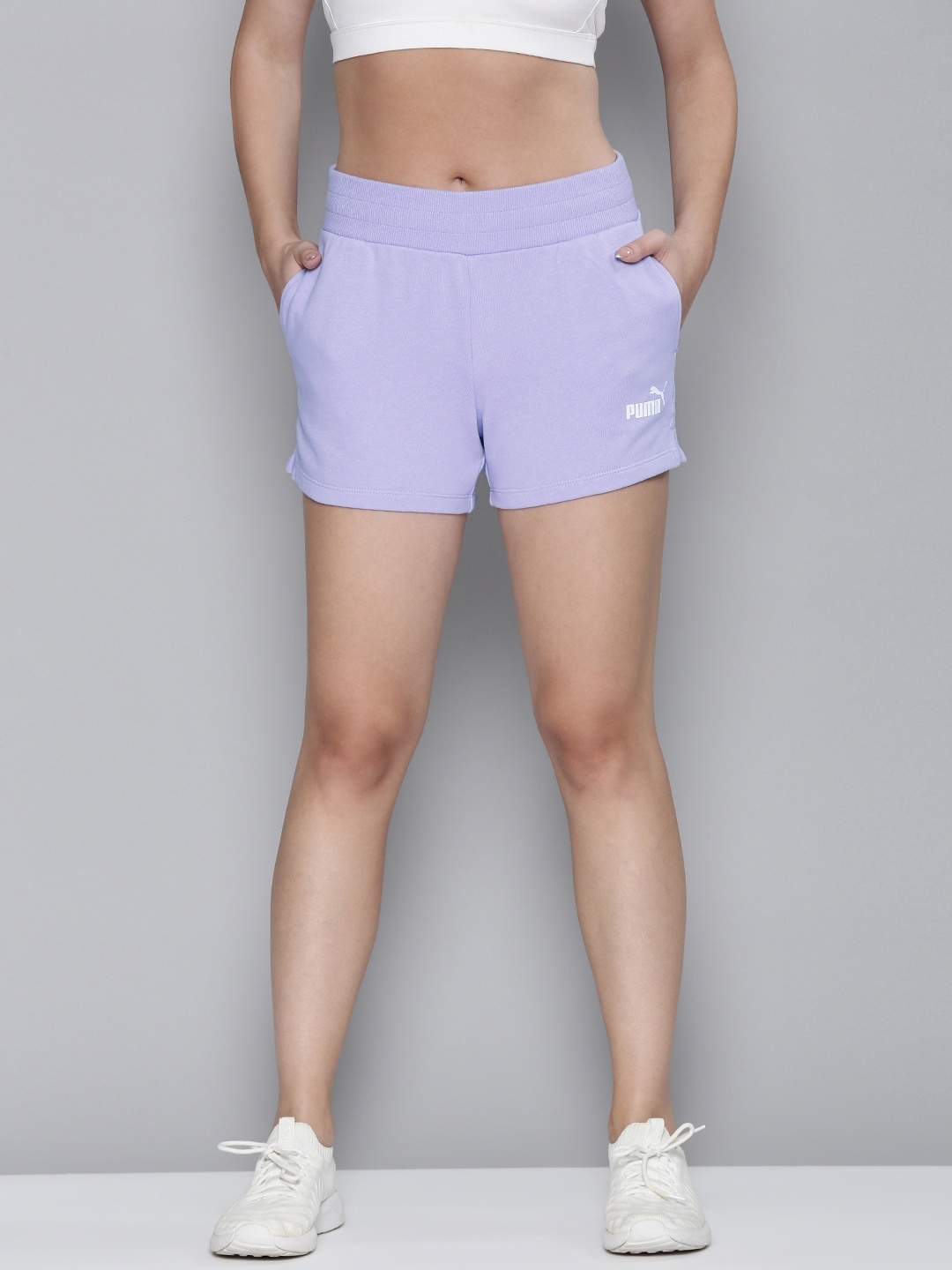 

Puma Women Purple Outdoor Sports Sustainable Shorts