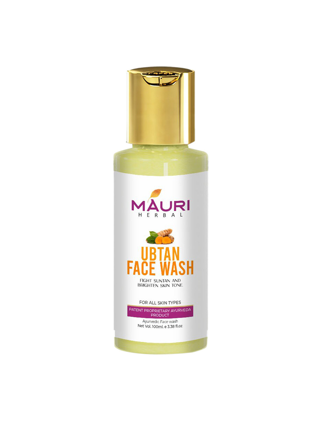 

Khadi Mauri Herbal Ubtan Face Wash Fight Suntan & Brighten Skin Tone-100 ml, Yellow