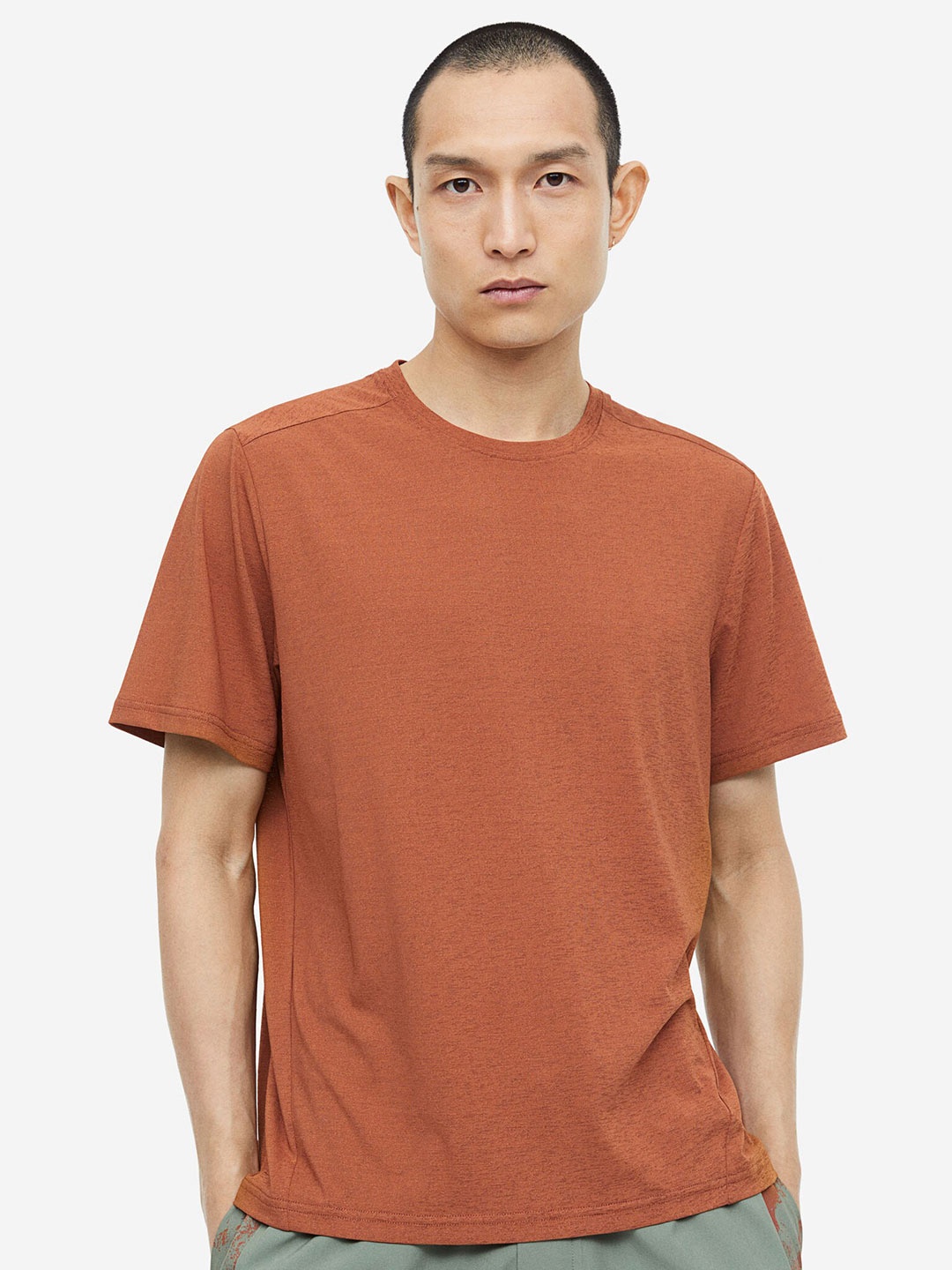 

H&M Dry Move Sports T-Shirt, Brown