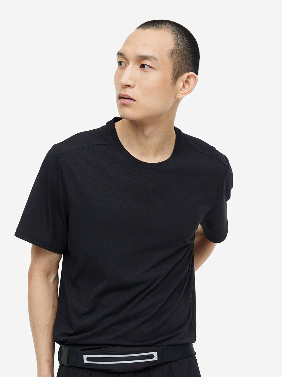 

H&M Men DryMove Sports Top, Black