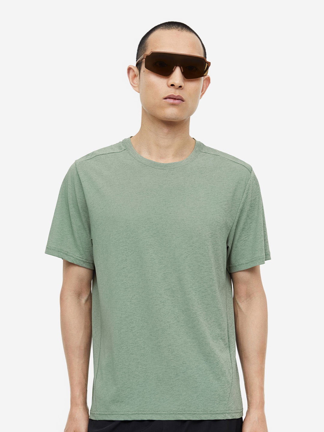 

H&M Dry Move Sports T-Shirt, Green