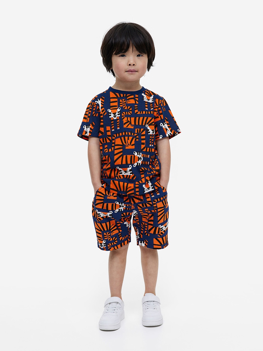 

H&M Boys Cotton T-Shirt, Navy blue