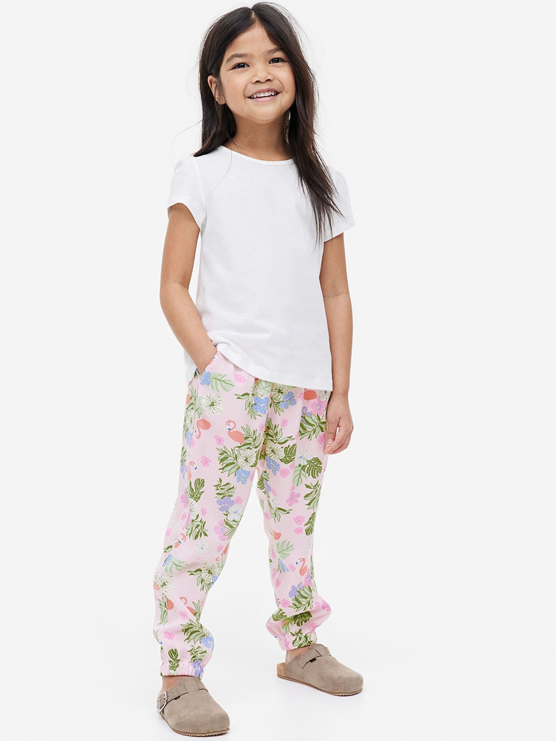 

H&M Girls Woven Joggers, Pink
