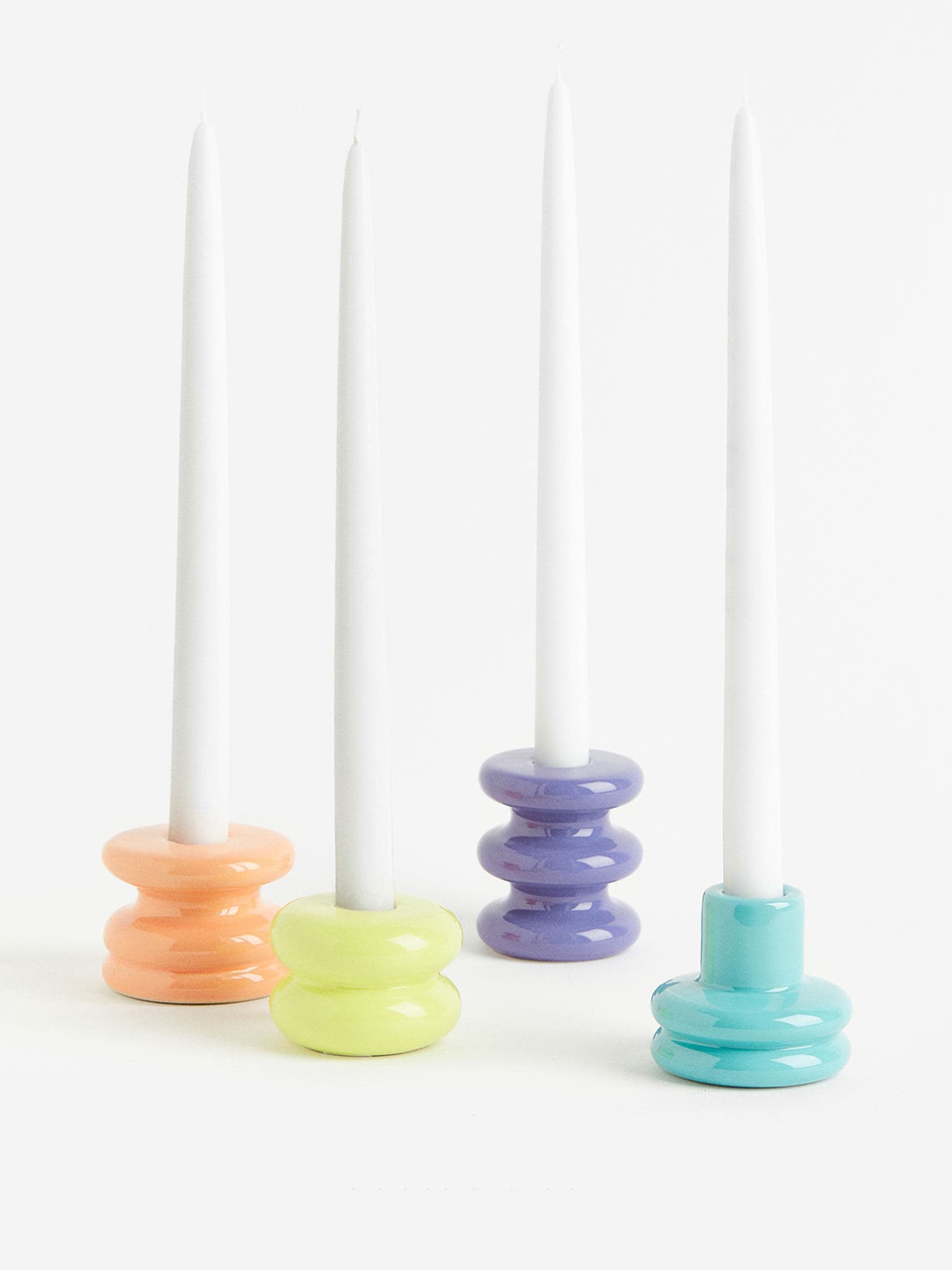 

H&M Turquoise Blue Stoneware Candlestick