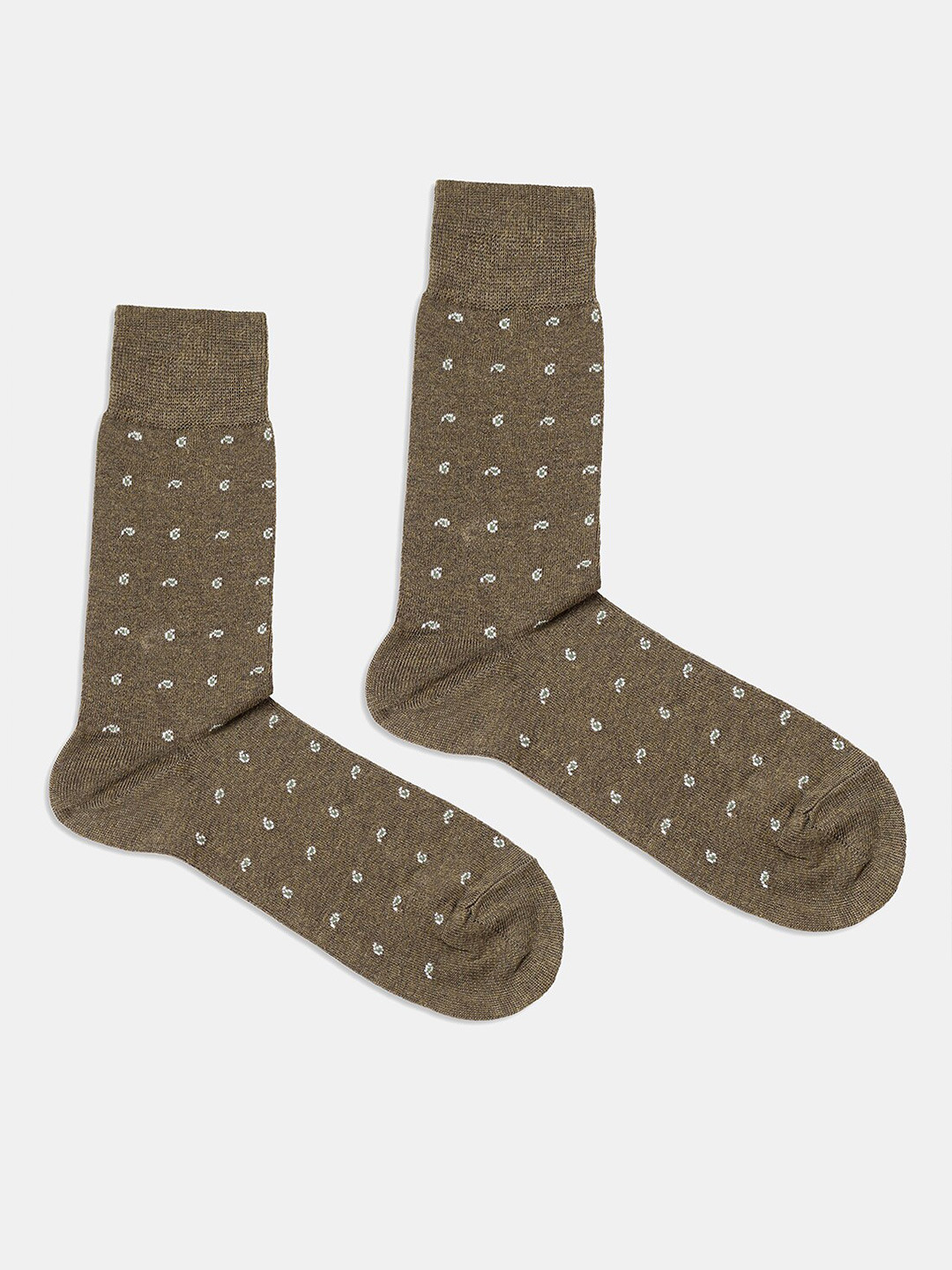 

Blackberrys Men Patterned Calf-Length Socks, Brown