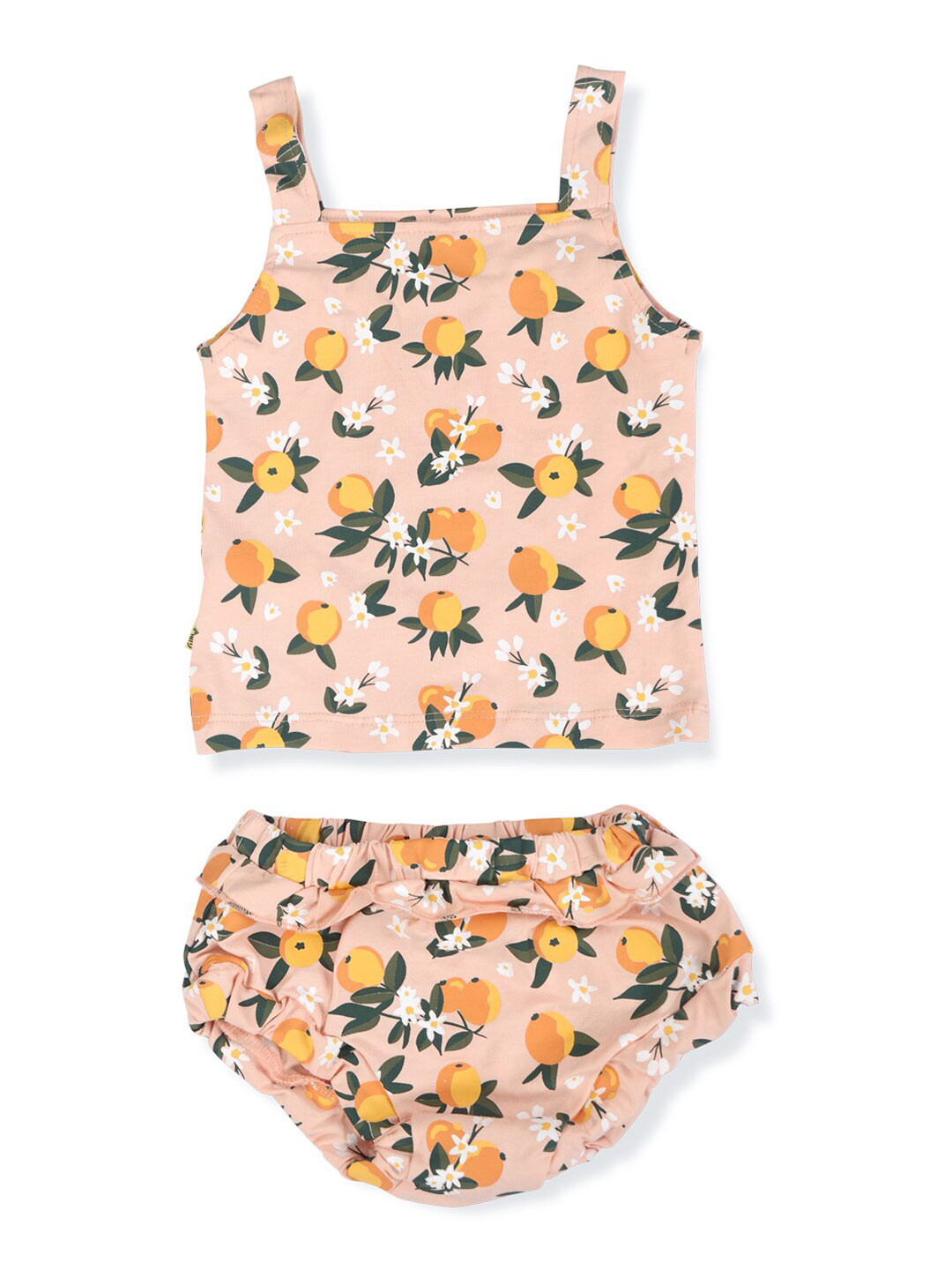 

GJ baby Infants Girls Printed Pure Cotton T-shirt With Shorts Set, Pink
