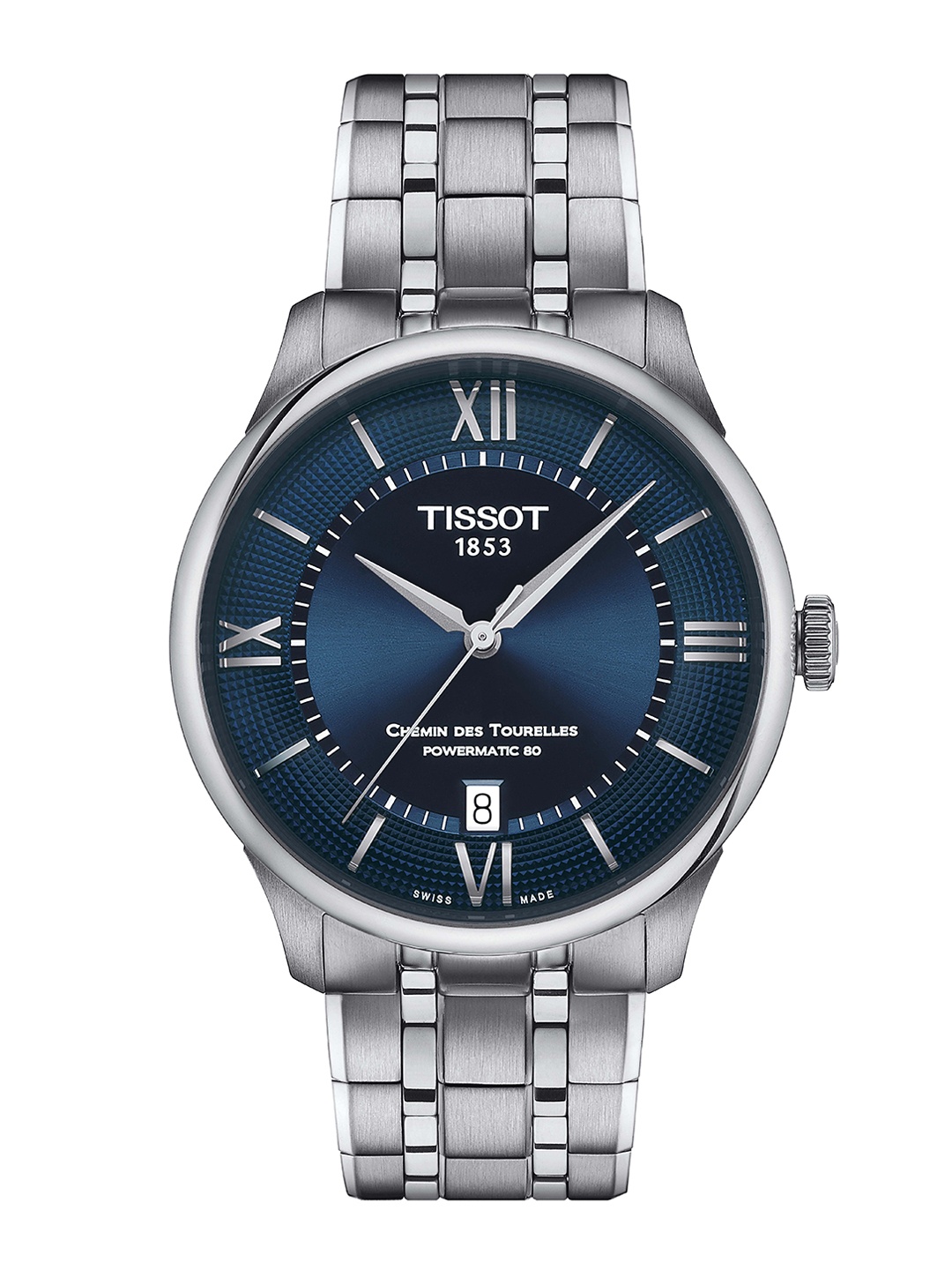 

TISSOT Men Dial & Stainless Steel Straps Analogue Automatic Motion Powered Watch, Blue