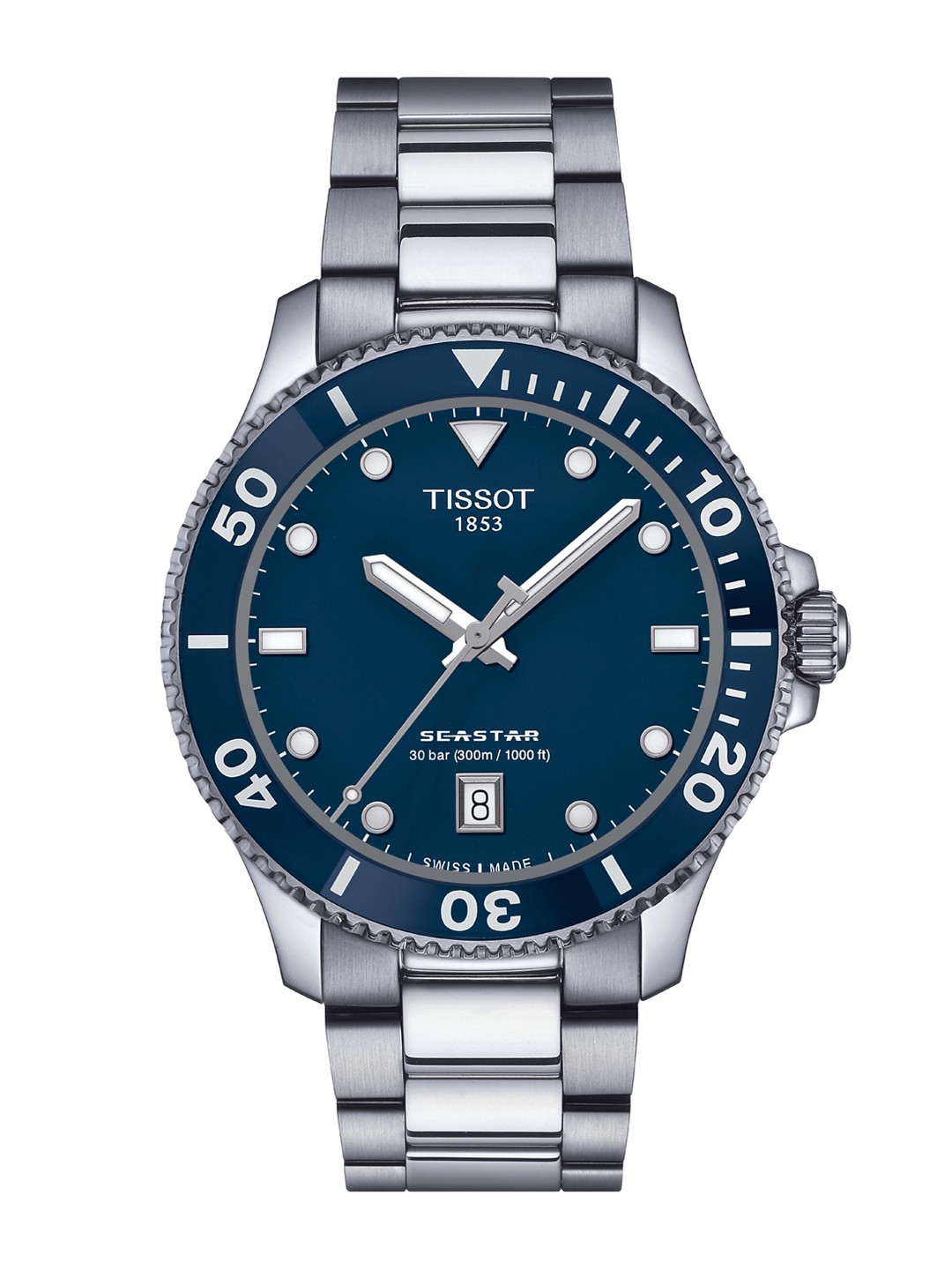 

TISSOT Men Stainless Steel T-Sport Analogue Watch T1204101104100, Blue