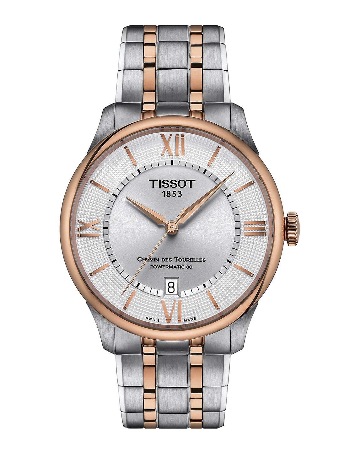 

TISSOT Men Stainless Steel T-Classic Automatic Watch T1398072203800, Silver