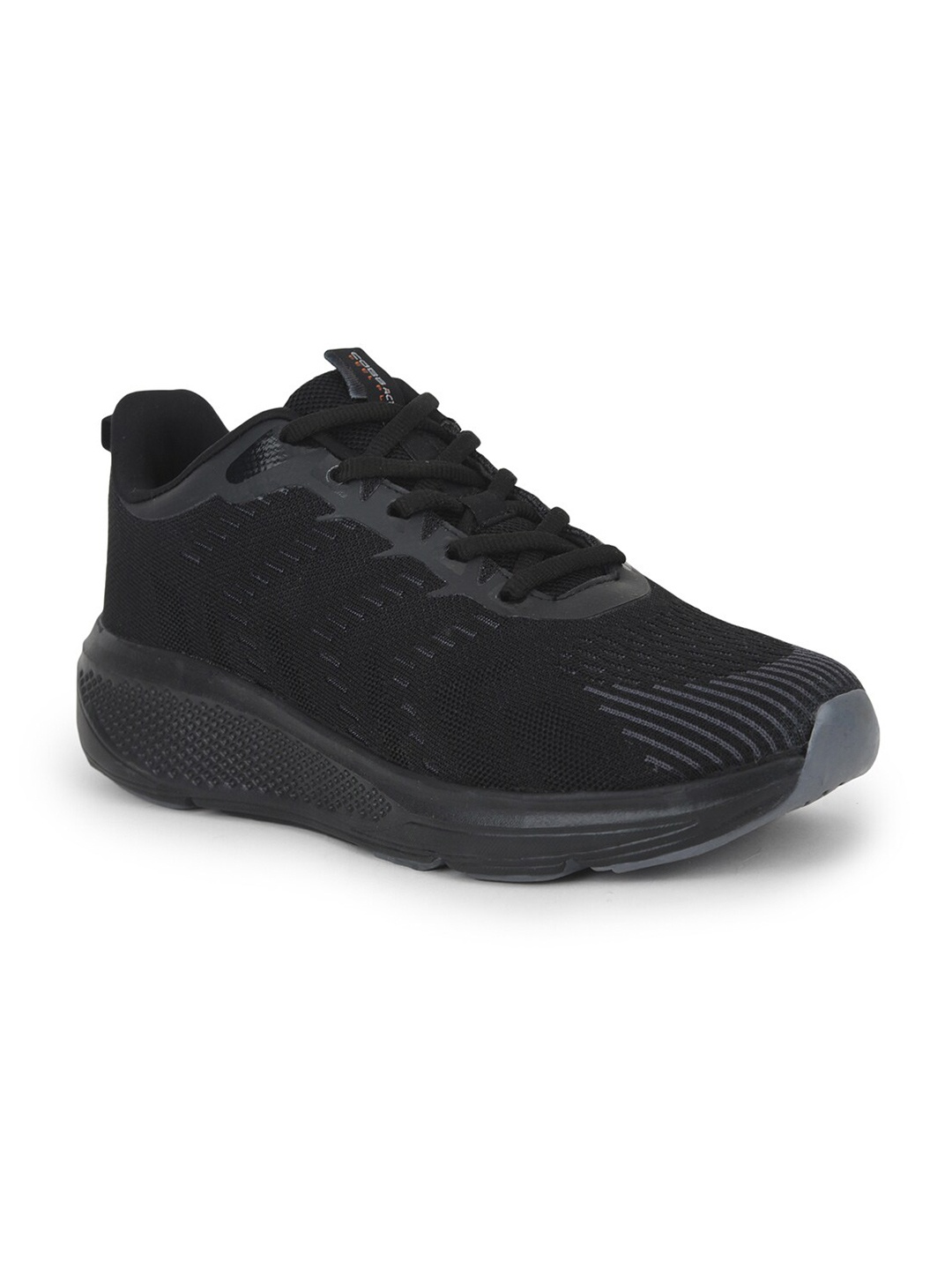 

COBB Men Lace-Ups Non-Marking Running Sports Shoes, Black