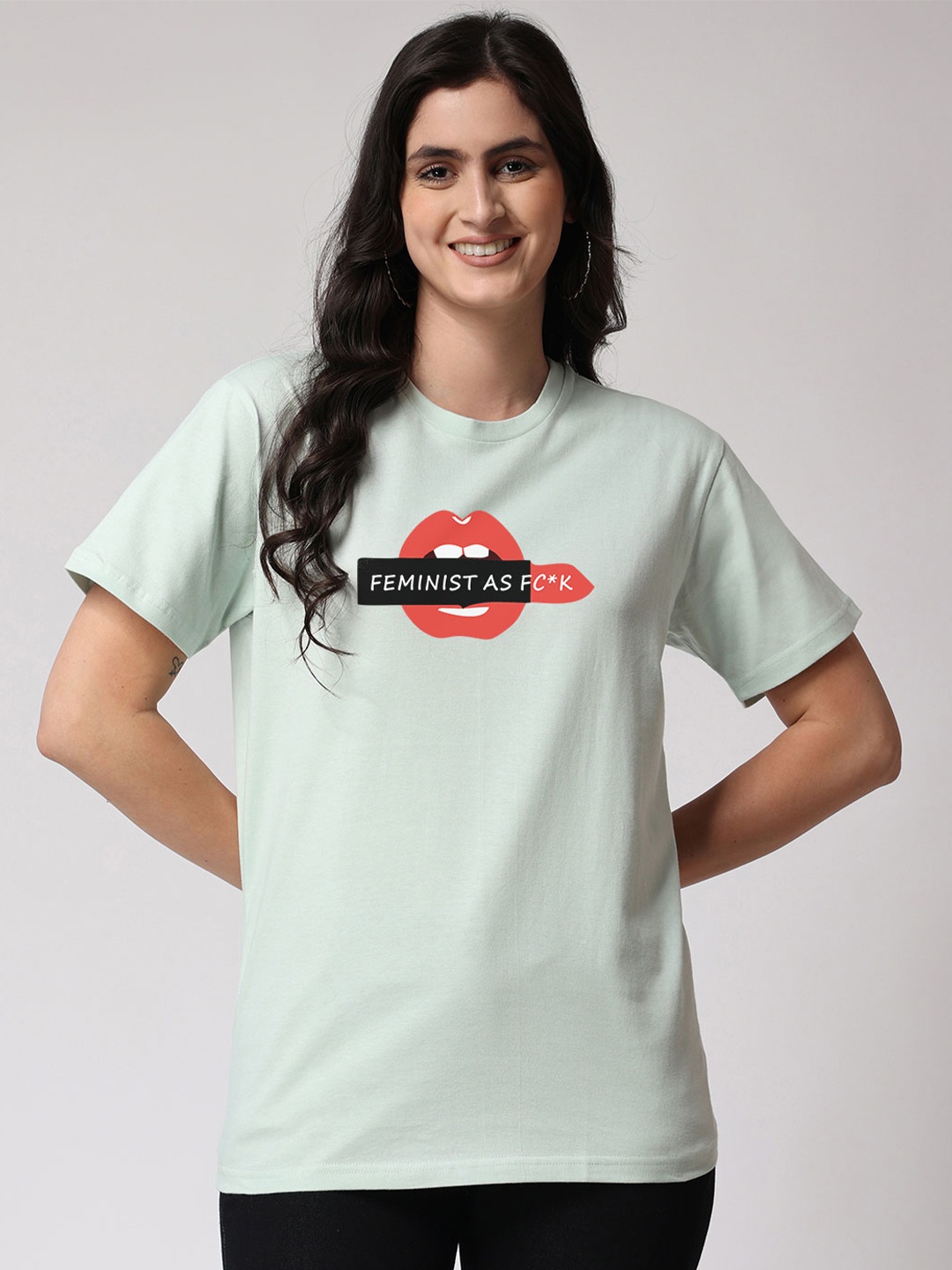 

The Label Bar Graphic Printed Cotton T-shirt, Green