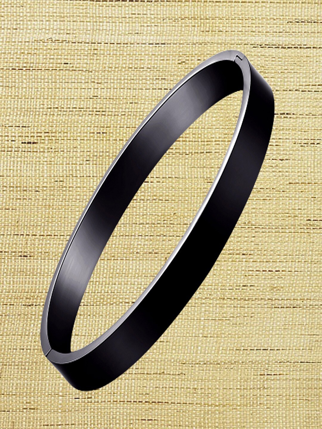 

UNIVERSITY TRENDZ Men Slip-On Kada Bracelet, Black