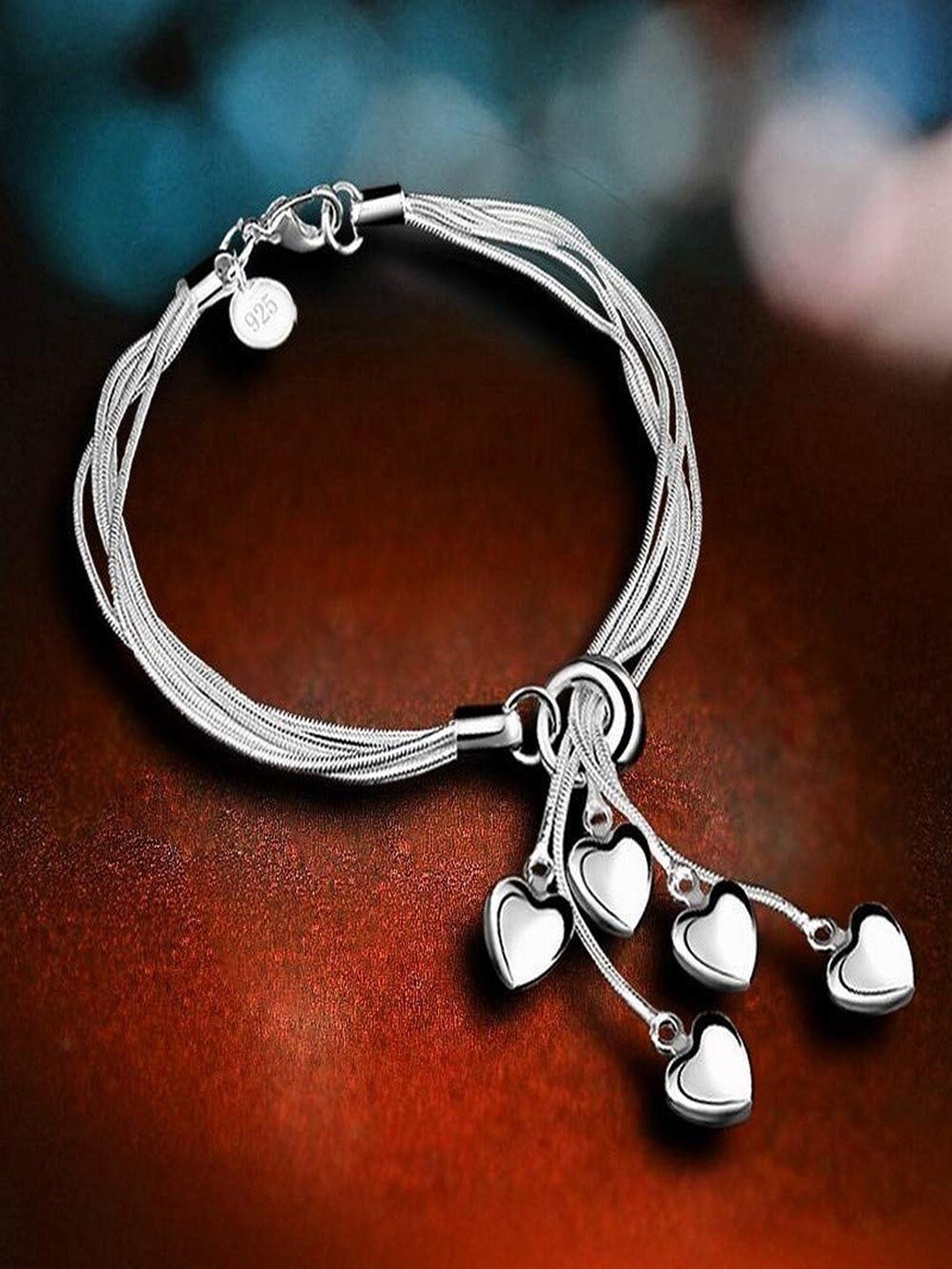 

UNIVERSITY TRENDZ Silver-Plated Link Bracelet