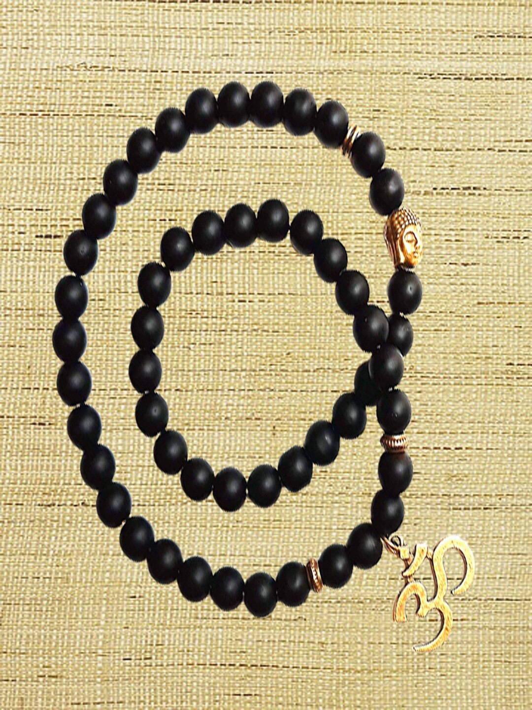 

UNIVERSITY TRENDZ Men Wraparound Bracelet, Black