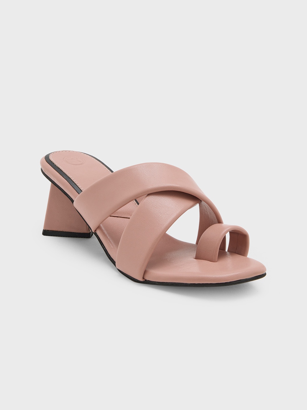 

20Dresses Pink Criss-Cross Strap Block Heels