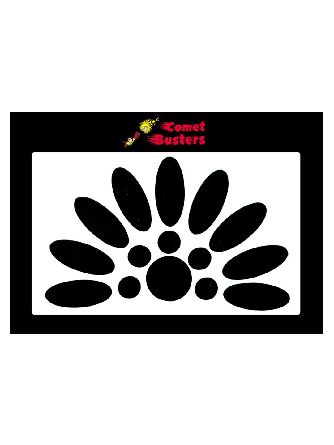 

Comet Busters 15 Pcs Reusable Traditional Bindis - Black