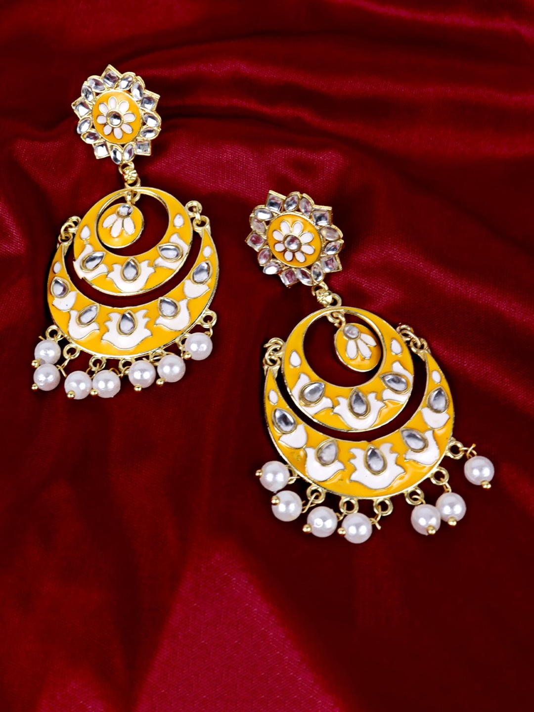 

VAGHBHATT Gold-Plated Drop Earrings