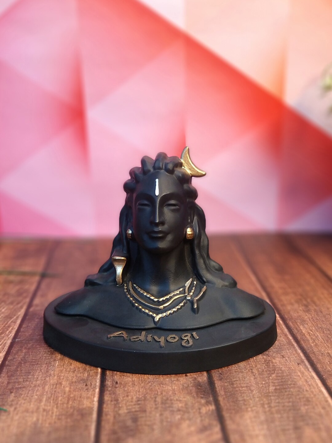 

WENS Black Adiyogi Shiva Polyresin Showpiece