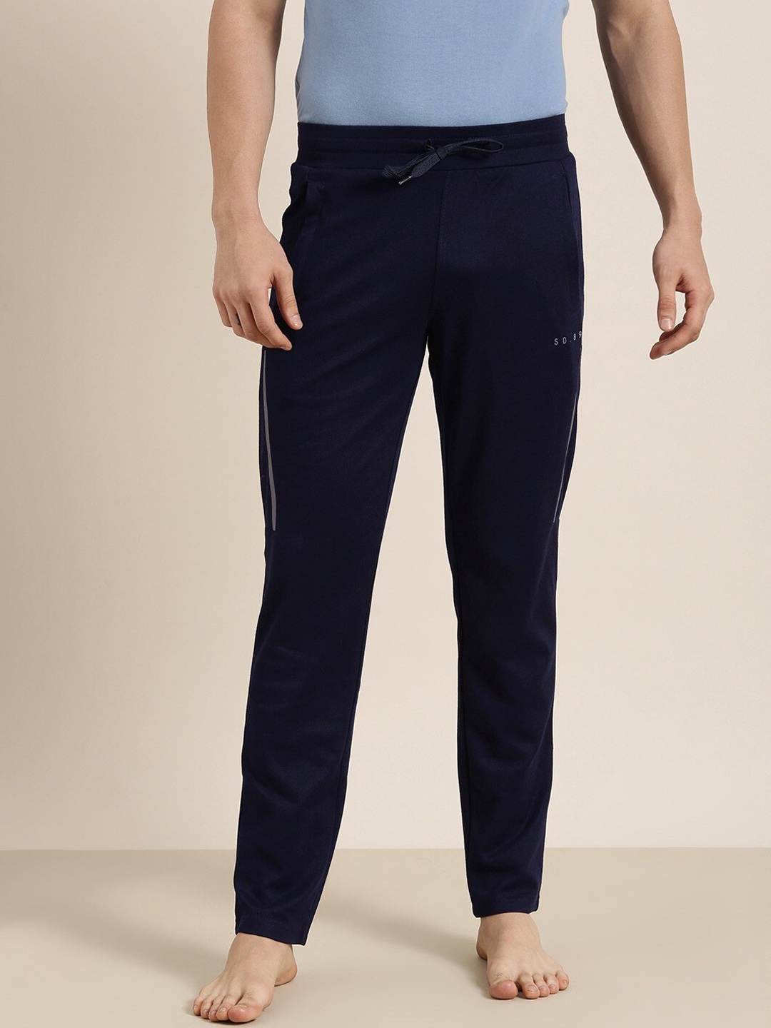 

Sweet Dreams Men Straight Fit Cotton Lounge Pants, Navy blue