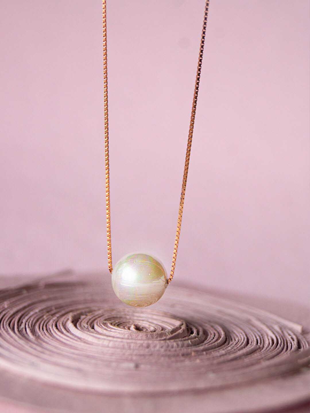 

MANNASH Sterling Silver Rose Gold-Plated Necklace