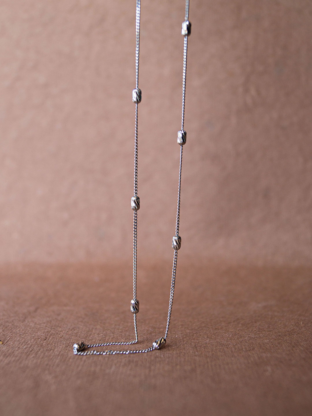 

MANNASH Sterling Silver Rhodium-Plated Chain
