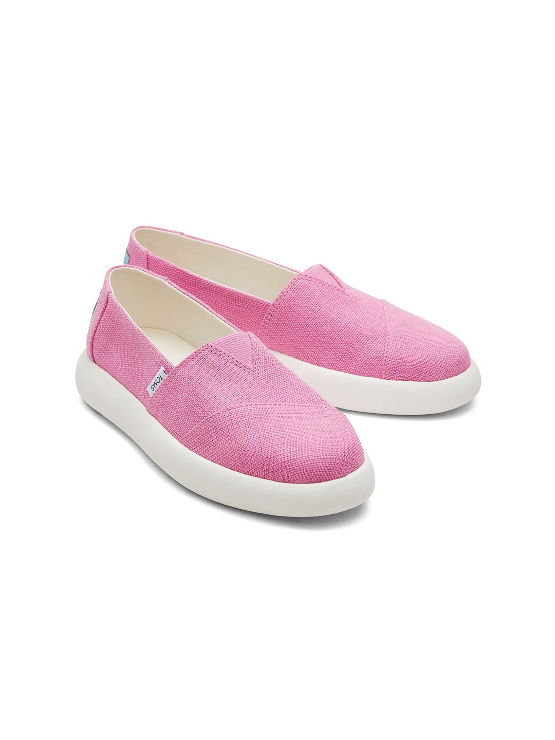 

TOMS Women Textured Slip-On Sneakers, Pink