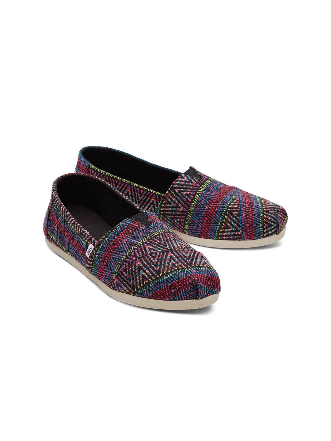 

TOMS Women Printed Slip-On Sneakers, Red